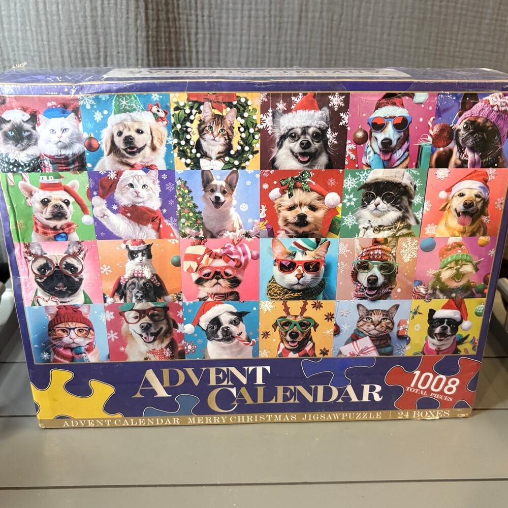 NWT Advent Calendar Puzzle  Countdown Animals 1008pcs.
